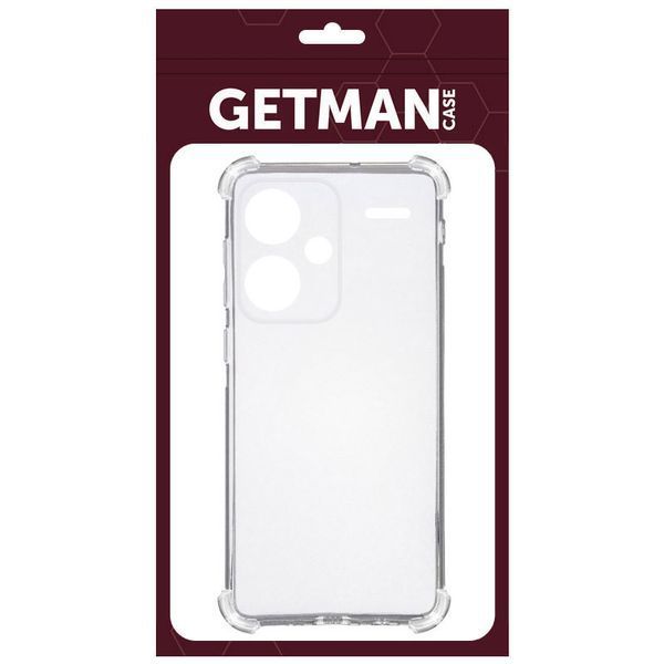 TPU чохол GETMAN Ease logo посилені кути Full Camera для Xiaomi Redmi Note 13 Pro+ 71701 фото
