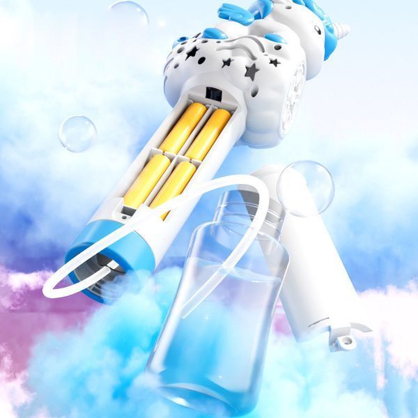 Пістолет з мильними бульбашками H055 Little Unicorn + bottle 50ml 78648 фото