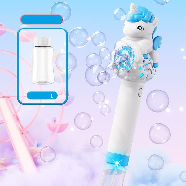 Пістолет з мильними бульбашками H055 Little Unicorn + bottle 50ml 78648 фото