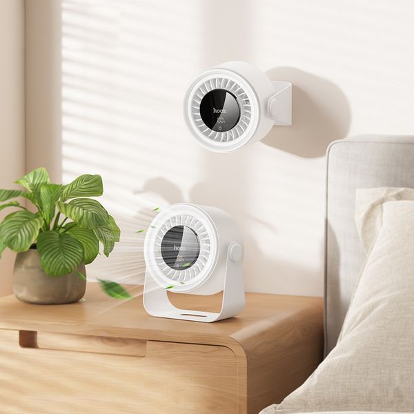 Настільний вентилятор Hoco HX66 desktop circulating fan 3000 mAh 78743 фото