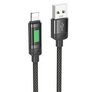 Дата кабель Hoco U126 Lantern 2.4A USB to Lightning (1.2m) 69081 фото