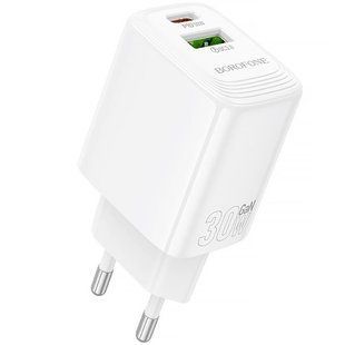 МЗП Borofone BN29 Fuente PD30W+QC3.0 (1USB-A/1C) 79267 фото