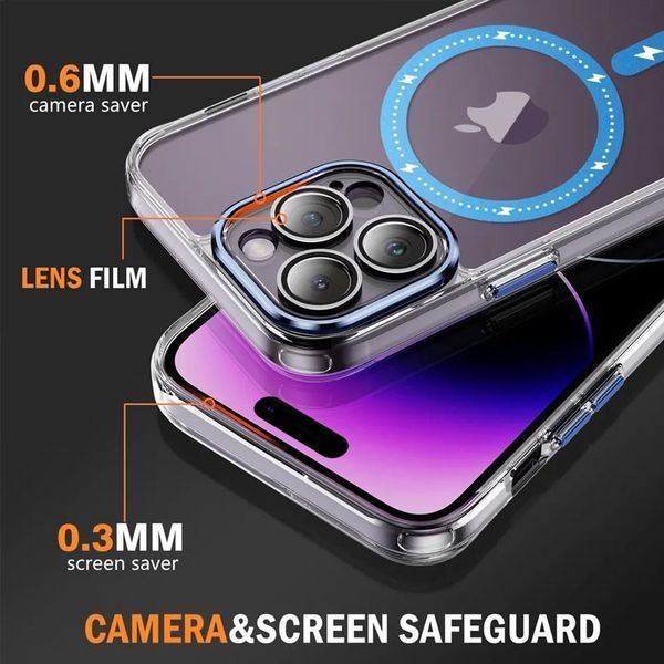 Чохол TPU+PC Colorful with MagSafe для Apple iPhone 13 Pro (6.1") 65144 фото