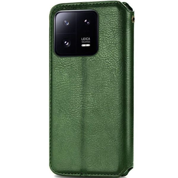 Шкіряний чохол-книжка GETMAN Cubic (PU) для Xiaomi 13 63403 фото