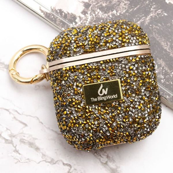 TPU чохол Bling World Rock Diamond для навушників AirPods 1/2 57525 фото