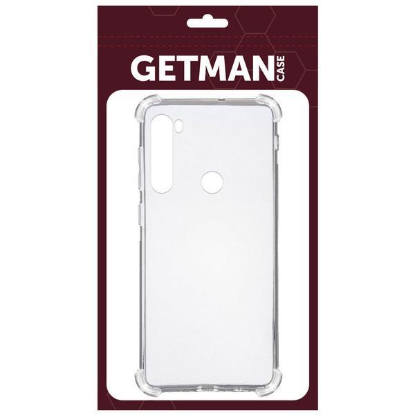 TPU чохол GETMAN Ease logo посилені кути для Xiaomi Redmi Note 8 / Note 8 2021 37511 фото
