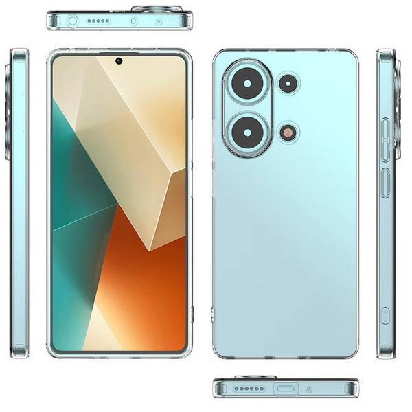 TPU чохол Epic Transparent 1,5mm Full Camera для Xiaomi Redmi Note 13 Pro 4G/Poco M6 Pro 4G/Note 14S 70052 фото