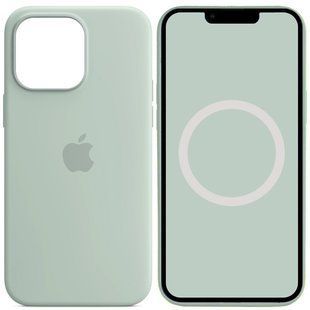 Чохол Silicone case (AAA) with Magsafe and Animation для Apple iPhone 14 Pro Max (6.7") 72057 фото