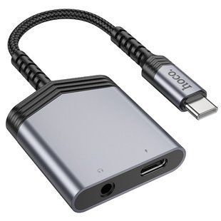 Перехідник Hoco LS39 Type-C to Type-C + 3.5mm 73925 фото