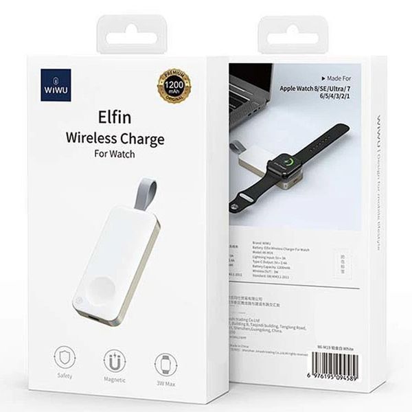 Портативний ЗП Power Bank WIWU Wi-M19 For Apple Watch 1200 mAh 71709 фото
