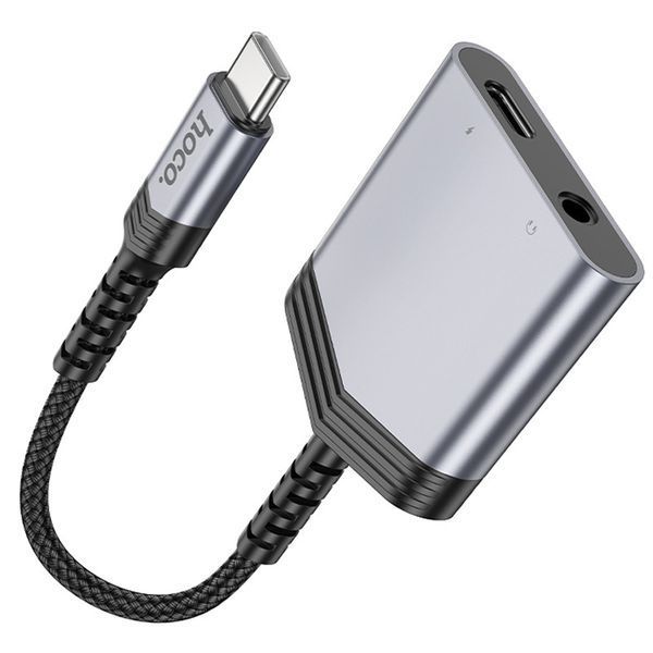 Перехідник Hoco LS39 Type-C to Type-C + 3.5mm 73925 фото
