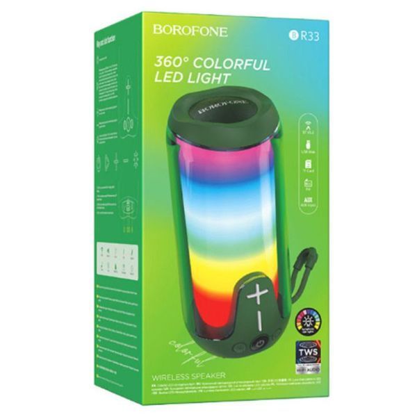 Bluetooth Колонка Borofone BR33 Pulse color sports 67808 фото