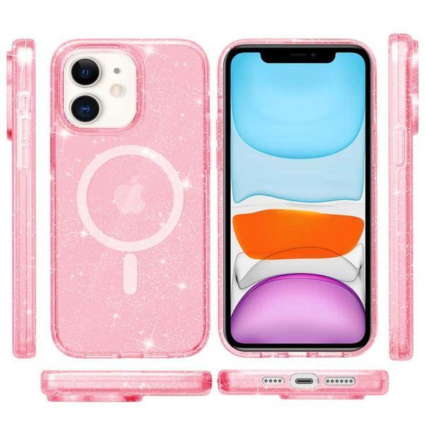 Чохол TPU Galaxy Sparkle (MagFit) для Apple iPhone 11 (6.1") 66244 фото