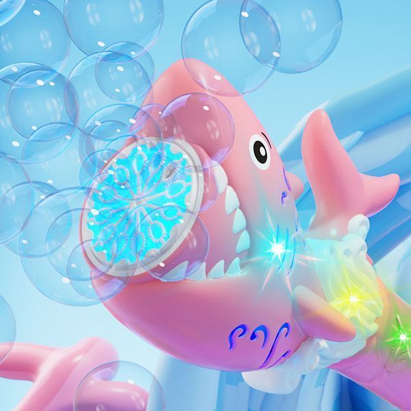 Пістолет з мильними бульбашками H038 Shark + bottle 50ml 78649 фото