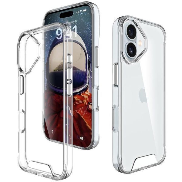 Чохол TPU Space Case transparent для Apple iPhone 17 (6.3") 80979 фото