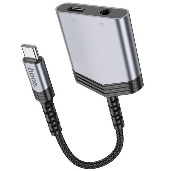 Перехідник Hoco LS39 Type-C to Type-C + 3.5mm 73925 фото