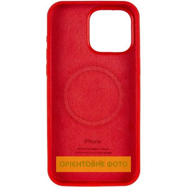 Чохол Silicone Case (AA) Logo with MagSafe для Apple iPhone 16 Pro (6.3") 80645 фото