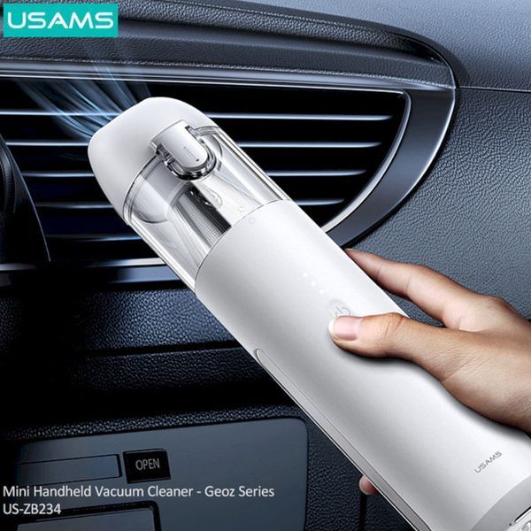 Портативний пилосос Usams US-ZB234 Mini Geoz Series 6000Pa 7800mAh 70773 фото
