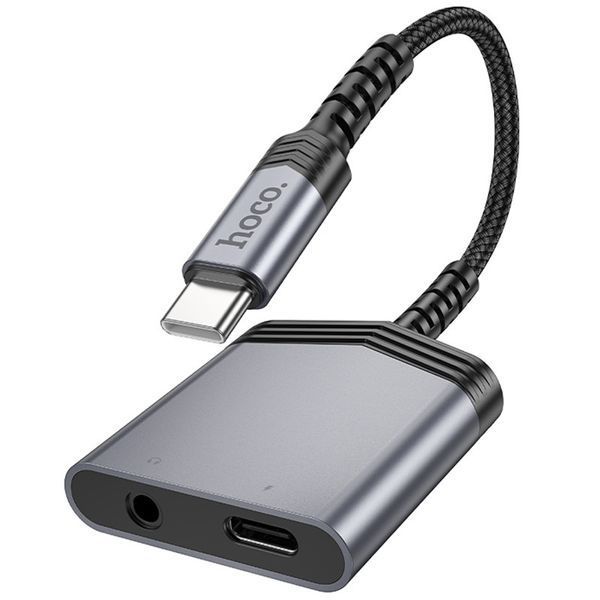 Перехідник Hoco LS39 Type-C to Type-C + 3.5mm 73925 фото