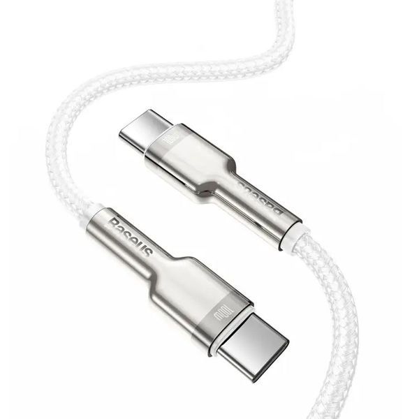 Дата кабель Baseus Cafule Series Metal Type-C to Type-C 100W (1m) (CATJK-C) 49172 фото