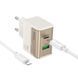 МЗП Hoco CS73A Star Speed PD30W+QC3.0 (1USB-A/1C) + кабель Type-C to Lightning 79067 фото 2