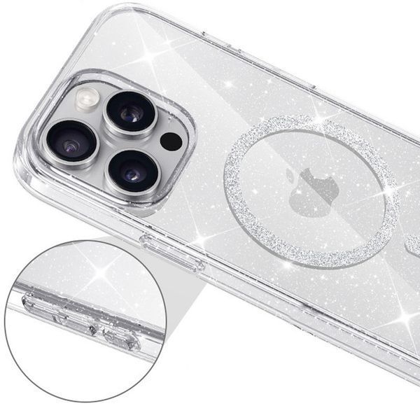 Чохол TPU Eclipse Sparkle (MagFit) для Apple iPhone 14 Pro Max (6.7") 77640 фото