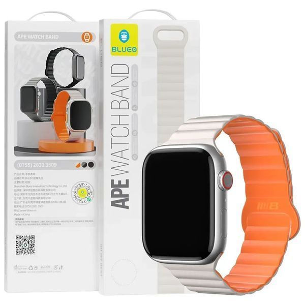 Ремінець BlueO Magnetic Silicone для Apple Watch 42(ser.1-3)/44/45/46/49mm 77867 фото