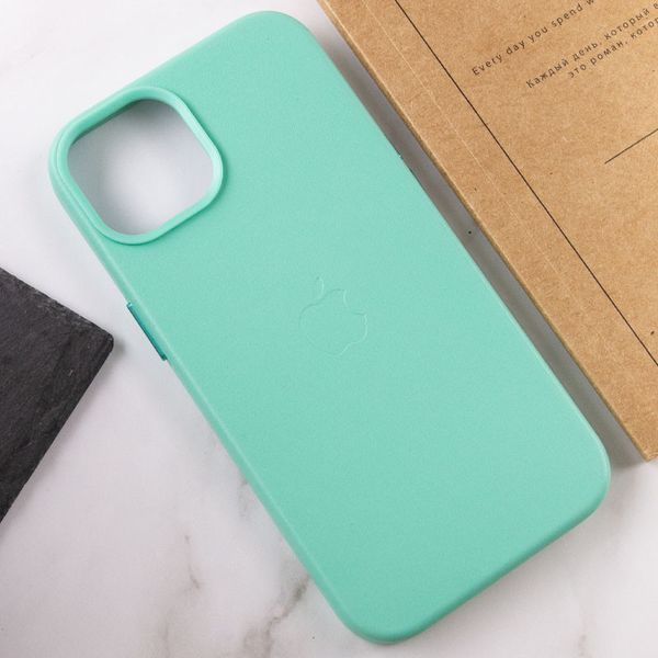 Шкіряний чохол Leather Case (AA Plus) with MagSafe для Apple iPhone 13 (6.1") 57472 фото