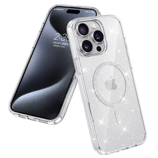 Чохол TPU Eclipse Sparkle (MagFit) для Apple iPhone 14 Pro Max (6.7") 77640 фото