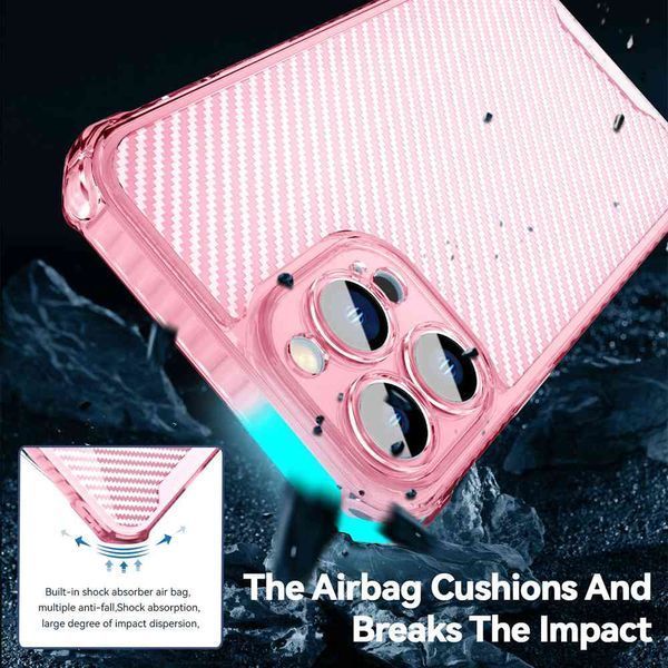 Чохол TPU Ease Carbon color series для Apple iPhone 12 Pro (6.1") 55694 фото
