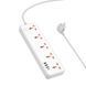 Подовжувач Hoco AC14A Rico PD30W (3USB-A/1C/5xSocket) (1.5m) 77129 фото 3