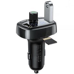 АЗП FM модулятор Baseus S-09 Overseas Edition 3.4A (2USB-A) (CCMT000301) 82261 фото