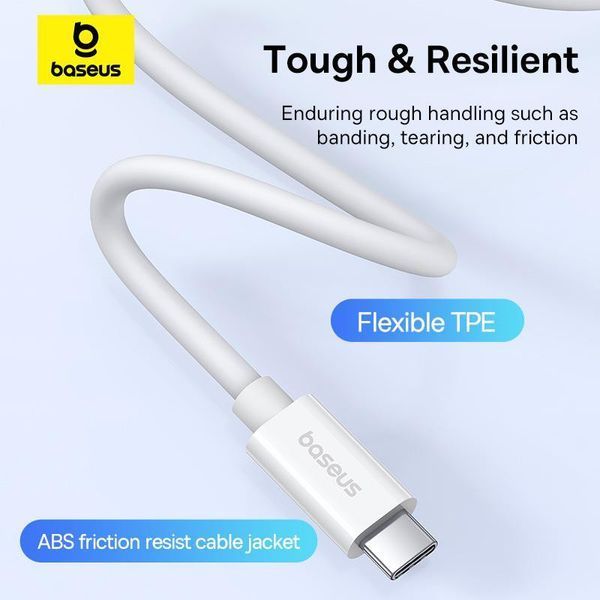 Дата кабель Baseus Superior Series 2 USB4 Full-Function Type-C to Type-C 240W (1m) (P10365200211) 70591 фото
