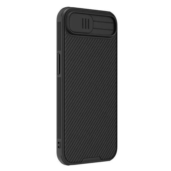 Карбонова накладка Nillkin CamShield Pro для Apple iPhone 16e (6.1") 78425 фото