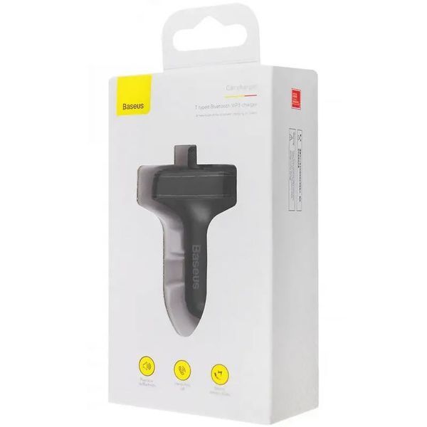 АЗП FM модулятор Baseus S-09 Overseas Edition 3.4A (2USB-A) (CCMT000301) 82261 фото
