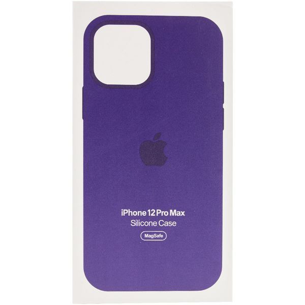 Чохол Silicone case (AAA) with Magsafe and Animation для Apple iPhone 12 Pro Max (6.7") 42952 фото