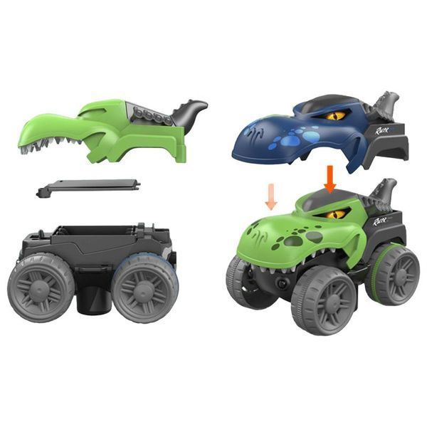 Інтерактивний трек з інерційною машинкою SHT 5510-5 Dino Trak (168pcs/1CAR) 79977 фото