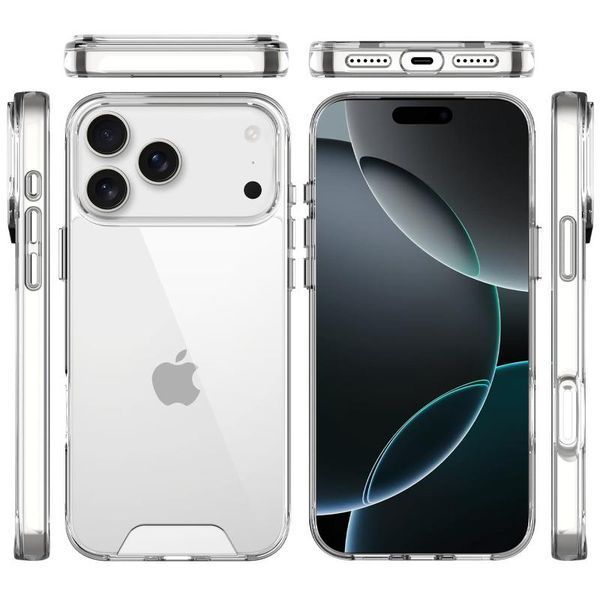 Чохол TPU Space Case transparent для Apple iPhone 17 Pro (6.3") 80981 фото