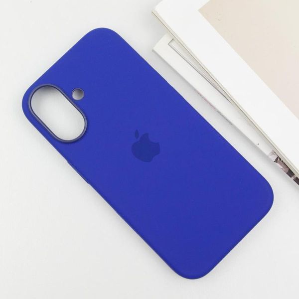 Чохол Silicone case (AAA) with Magsafe and Animation (button) для Apple iPhone 16 (6.1") 76345 фото