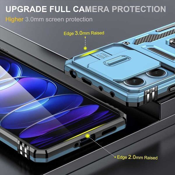 Ударостійкий чохол Camshield Army Ring для Xiaomi Redmi 12 / Poco M6 Pro 5G 68272 фото