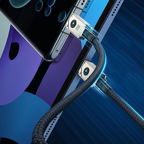 Дата кабель Baseus Unbreakable Series Fast Charging Type-C to Type-C 100W 1m (P10355800111-0) 66023 фото