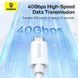 Дата кабель Baseus Superior Series 2 USB4 Full-Function Type-C to Type-C 240W (1m) (P10365200211) 70591 фото 4