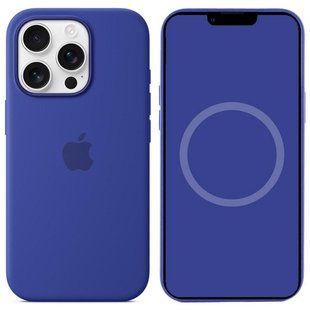 Чохол Silicone case (AAA) with Magsafe and Animation для Apple iPhone 16 Pro Max (6.9") 74447 фото