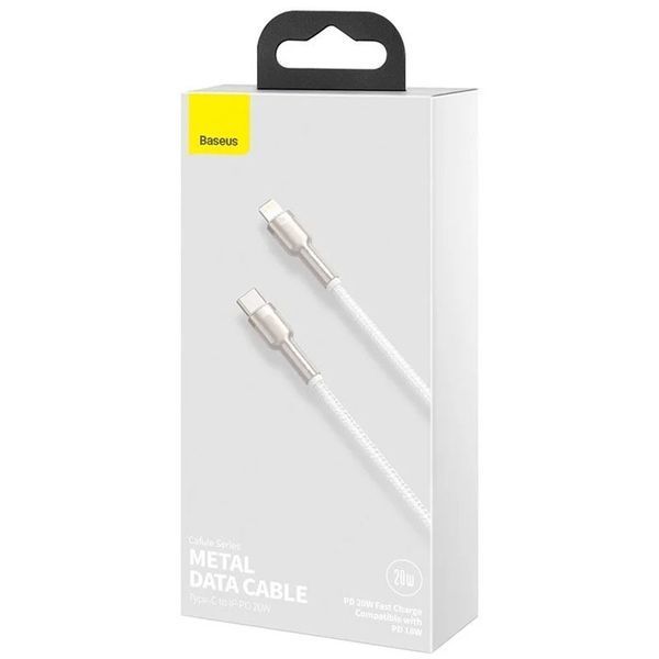 Дата кабель Baseus Cafule Series Metal Type-C to Lightning PD 20W (2m) (CATLJK-B) 49178 фото