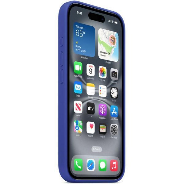 Чохол Silicone case (AAA) with Magsafe and Animation для Apple iPhone 16 Pro Max (6.9") 74447 фото