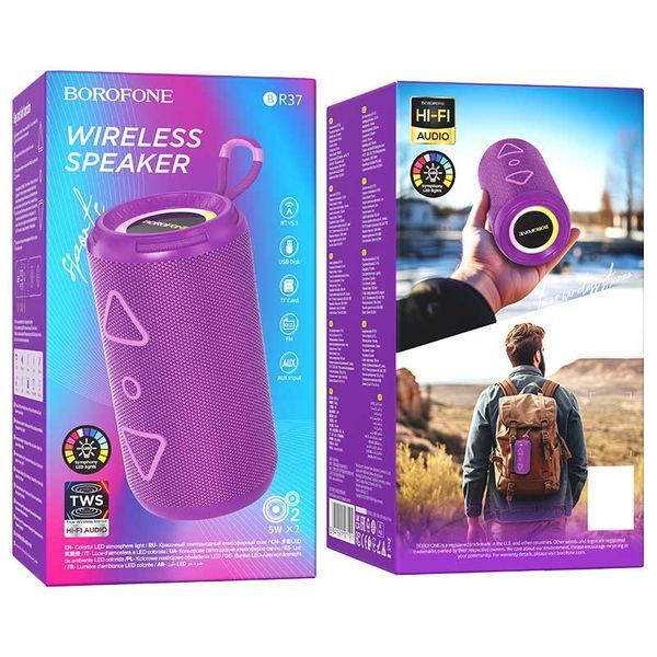 Bluetooth Колонка Borofone BR37 Noble sports 67809 фото