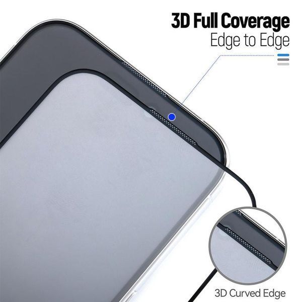 Захисне 3D скло Blueo Hot Bending для Apple iPhone 16 Pro (6.3") (+ аплікатор) 74248 фото