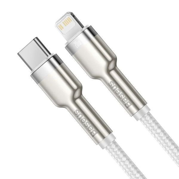 Дата кабель Baseus Cafule Series Metal Type-C to Lightning PD 20W (2m) (CATLJK-B) 49178 фото