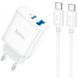 МЗП Hoco C105A Stage PD20W+QC3.0 (1USB-A/1C) + кабель Type-C to Type-C 62863 фото 1