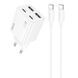 МЗП Hoco N56 Fundador PD30W four-port (2USB-A/2C) + кабель Type-C to Type-C 73946 фото 1